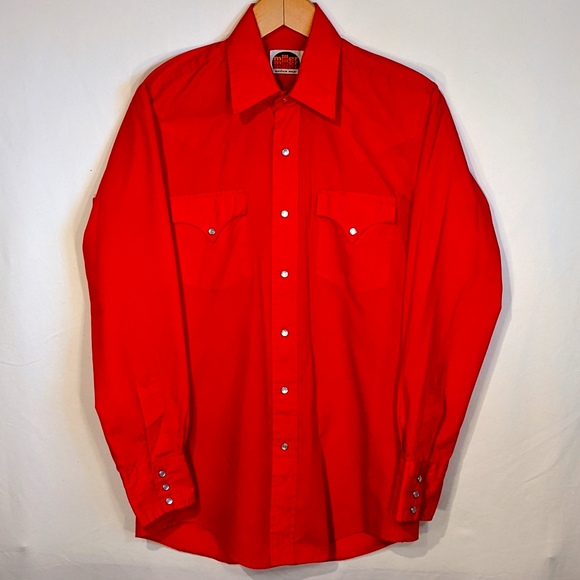 Vintage Miller red western shirt - Picture 2 of 5
